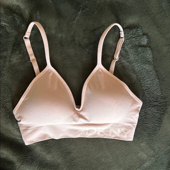 DKNY Pink Seamless Bralette Intimates Size S - Picture 3 of 6